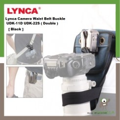 Lynca Camera Waist Belt Buckle UDK-11D UDK-22S ( Double ) Black 